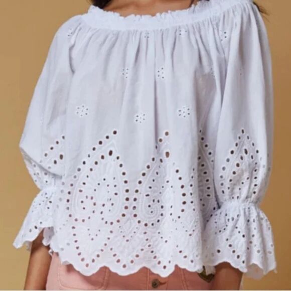 SCANDAL ITALY White Buttercup Top In White size M - Picture 2 of 9
